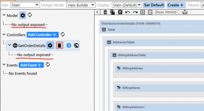 Duplicated widget with missing Controller and Model services.