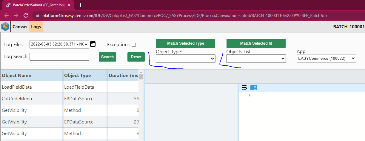 Batch Logs Not filtered.PNG